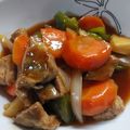 クックH86AFM☆'s cooksnap of when they made 鶏もも肉の簡単酢豚風♪揚げない酢豚のタレ.