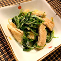 ｙｏｕ５'s cooksnap of when they made 水菜と油揚げのさっと煮♪.