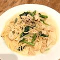 すももの枝's cooksnap of when they made おせち消費！数の子の和風クリームパスタ.