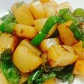 クックIO75CX☆'s cooksnap of when they made こんにゃくとピーマンの甘辛炒め.