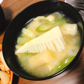 soraaa's cooksnap of when they made 簡単！春です！筍と油揚げの味噌汁.