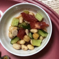 よっさん☆☆'s cooksnap of when they made きゅうりとトマトと大豆の柚子胡椒サラダ.
