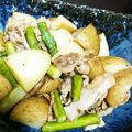 クック7HFUL8☆'s cooksnap of when they made 新じゃがいもとアスパラのバター炒め.