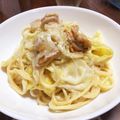 ひろにゃーん's cooksnap of when they made 柚子胡椒香る＊春キャベツのクリームパスタ.