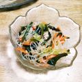 和☆2049's cooksnap of when they made 春雨とツナ・きゅうりのわかめあえ♪.