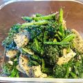 なっちゃんばぁば's cooksnap of when they made 小松菜と高野豆腐のごま和え.