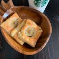 ブリチ♡キッチン's cooksnap of when they made HMで☆バナナヨーグルトスクエアケーキ.