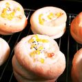 スエコ's cooksnap of when they made HBで。　コーンミールのチーズパン.