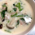 gumi411's cooksnap of when they made 豆乳or牛乳の簡単カブとベーコンのスープ.