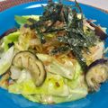 さなきゅあ's cooksnap of when they made キャベツとネギの和風スパゲッティー.