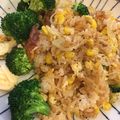 シングルアイシャドウ's cooksnap of when they made 一人暮らしの簡単ツナコーン炒飯.