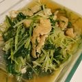 merionight's cooksnap of when they made あっさり◎水菜と油揚げの京風炊いたん◎.