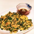 小谷田の013's cooksnap of when they made おからパウダー！ほうれん草のチヂミ風.