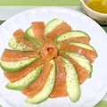 はらぺこしろうさぎ's cooksnap of when they made サーモンとアボカドのカルパッチョ♪.