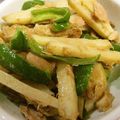 由芽15's cooksnap of when they made じゃがいもとピーマンのツナ炒め.
