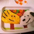 ゴンべ007's cooksnap of when they made 離乳食でスヌーピーお誕生日プレート.