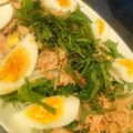 ポコニャンmkt's cooksnap of when they made 水菜カニカマ卵ツナのごま油ぽん酢サラダ.