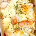 p♡angel's cooksnap of when they made 白菜とウインナーのチーズ焼き.