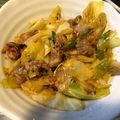 mozawa＊'s cooksnap of when they made ハツモトと庄内あさつきの辛味噌炒め.
