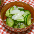 tokotann's cooksnap of when they made きゅうりとらっきょの酢の物.
