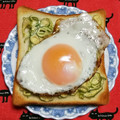 こげ岡's cooksnap of when they made 醤油マヨが香ばしいね～目玉焼きトースト.