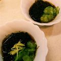 イカスミ☆'s cooksnap of when they made 手作り三杯酢で頂く簡単もずく酢♪.