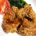 chocoraママ's cooksnap of when they made 鶏の甘辛胡麻絡め♪.