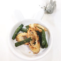 ちみたろ's cooksnap of when they made インゲンとちくわのちょいピリ辛マヨ炒め♪.