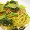 ☆すぬぴっぴ☆'s cooksnap of when they made 小松菜たっぷり和風パスタ.