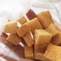 コリ子☆'s cooksnap of when they made ［離乳食］ズボラな私のきな粉食パン.
