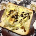 ぽぽきゅ's cooksnap of when they made 胡麻香る❀たっぷりレタスの塩昆布トースト.