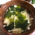 MEGU☆M's cooksnap of when they made えのきとわかめのすまし汁♪.