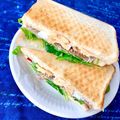 ふたごゆき's cooksnap of when they made ベビーリーフto生ハムnoサンドイッチ.