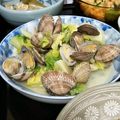 サンタクロースの弟子's cooksnap of when they made 簡単！アサリと春キャベツの白だし煮.