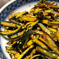 n_n2mi's cooksnap of when they made かぼちゃの皮のきんぴら.