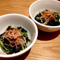 honeybo's cooksnap of when they made ほうれん草とえのきのおひたし.