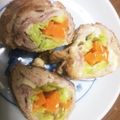 さかなままん's cooksnap of when they made 簡単な甘酢チーズとキャベツの肉巻き.
