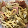 ma___111's cooksnap of when they made スパム焼きうどん.
