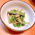 すちにゃん's cooksnap of when they made コゴミの胡麻和えとおひたし.