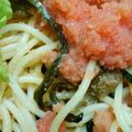ラーフル's cooksnap of when they made 明太子スパゲティ.