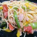 ナーニくん's cooksnap of when they made トマトも入ったツナとコマツナのパスタ.