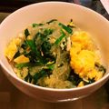 イルカ凡's cooksnap of when they made 春雨とニラの卵オイスタ—炒め.