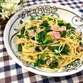 toraちゃん♪'s cooksnap of when they made ほうれん草とベーコンの和風バター味.