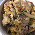 しゃもじなくま's cooksnap of when they made 豚こまとほうれん草の卵とじ丼.