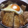 ごり23's cooksnap of when they made 生姜トンテキ目玉焼き丼.