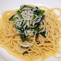 クックFAAF6J☆'s cooksnap of when they made ほうれん草とじゃこの和風パスタ.