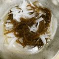 むぴょこぴょこん's cooksnap of when they made もずく酢ON♡新玉ねぎ～.