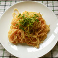 花時計咲いた's cooksnap of when they made めちゃ簡単☆豆苗と明太マヨのパスタ☆.