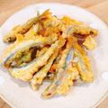 mikko6's cooksnap of when they made 小海老の天ぷらと小鰯の天ぷらセット.