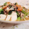 fu♪♪'s cooksnap of when they made 豆腐と野菜のそぼろあんかけ♫.